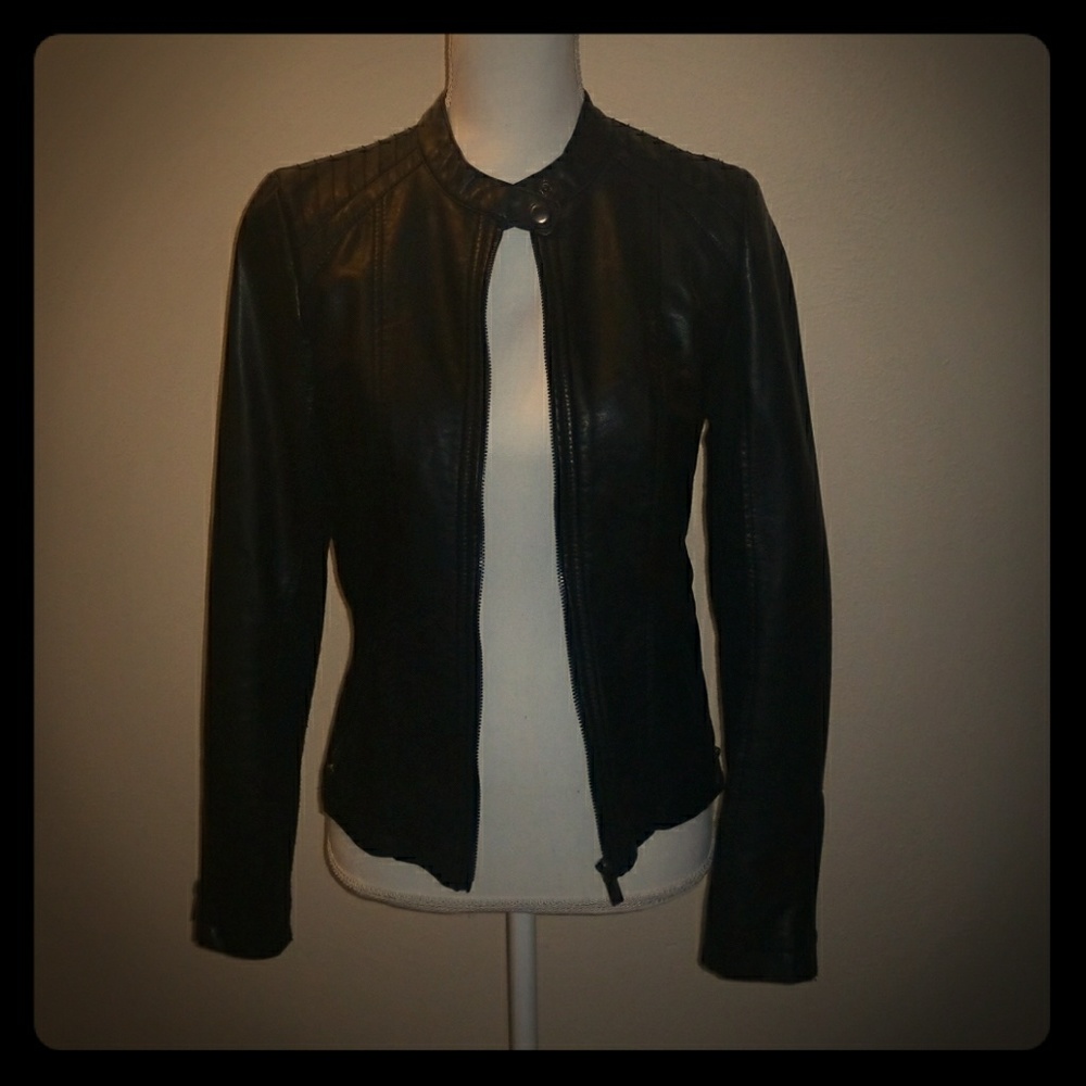 Maurices black moto jacket